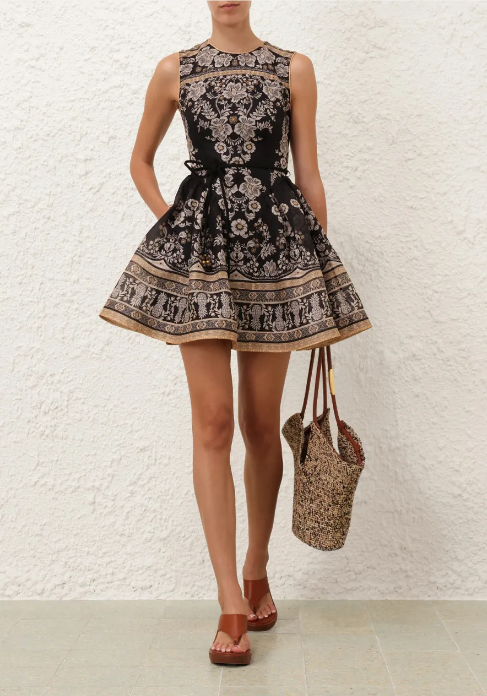 Balance Peplum Mini Dress