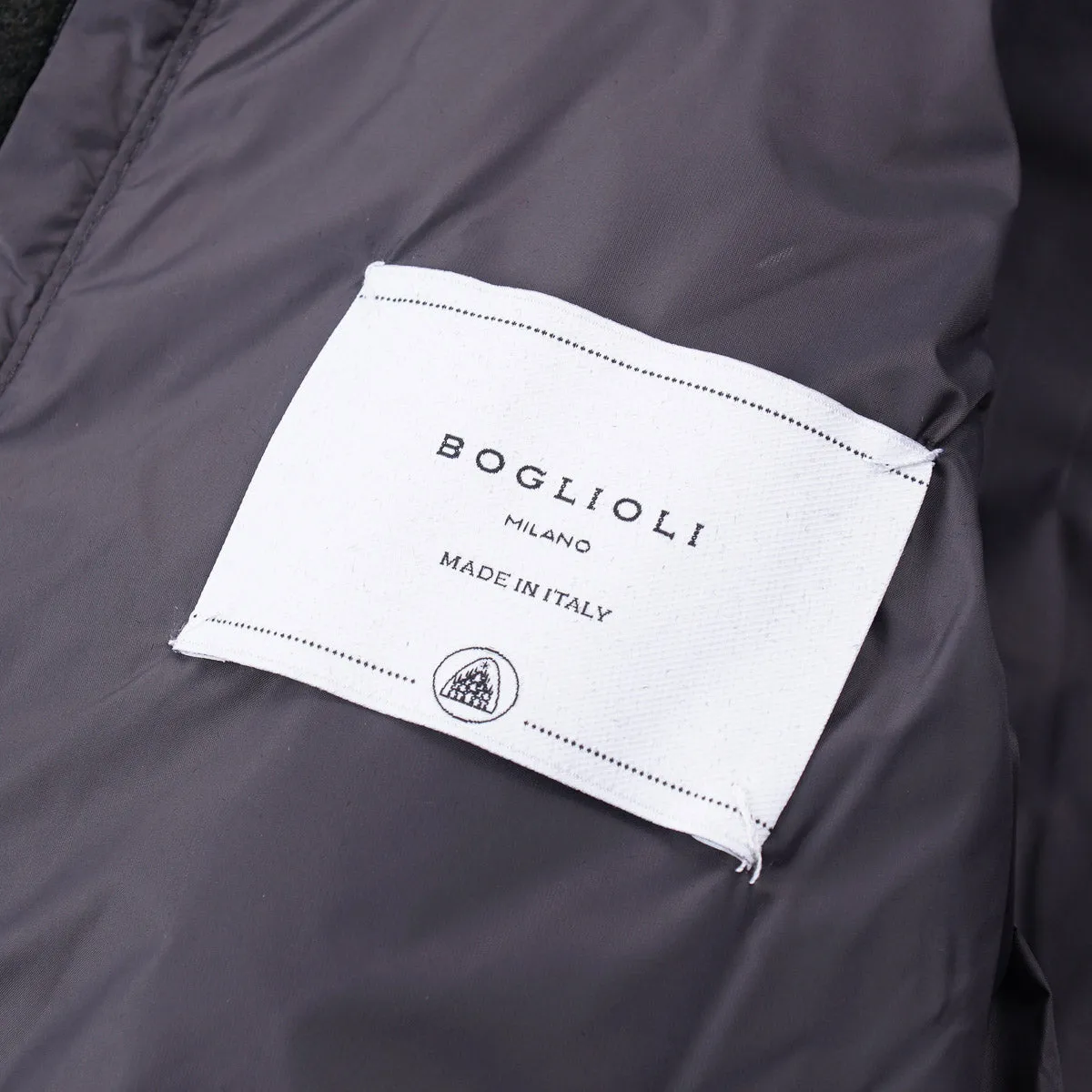 Boglioli Wool Overcoat with Insulated Lining