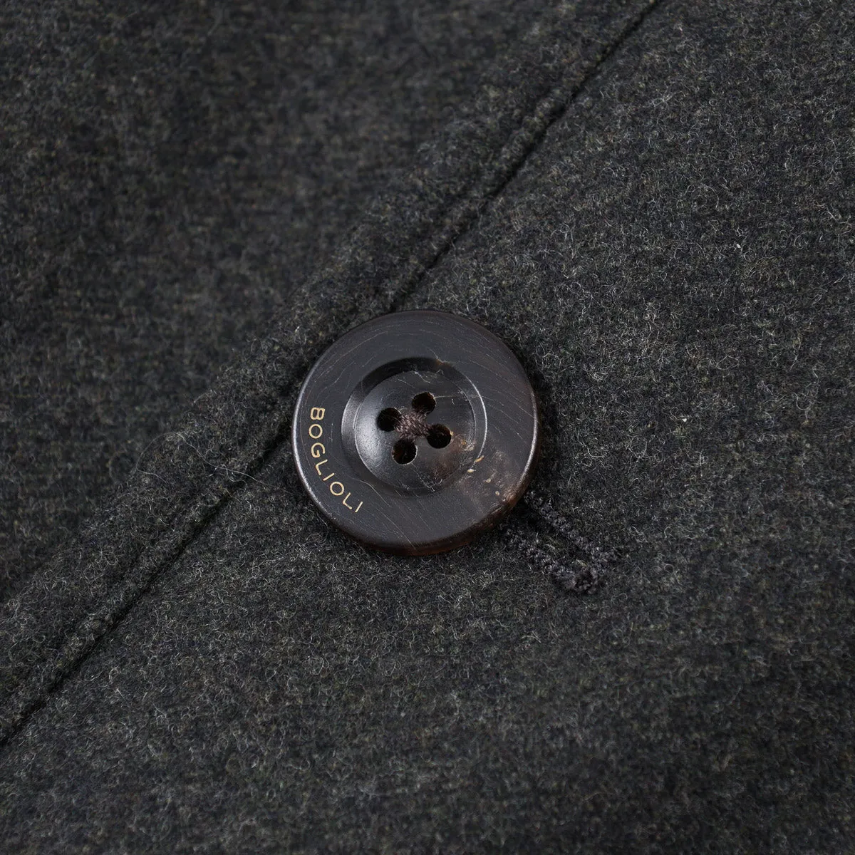 Boglioli Wool Overcoat with Insulated Lining