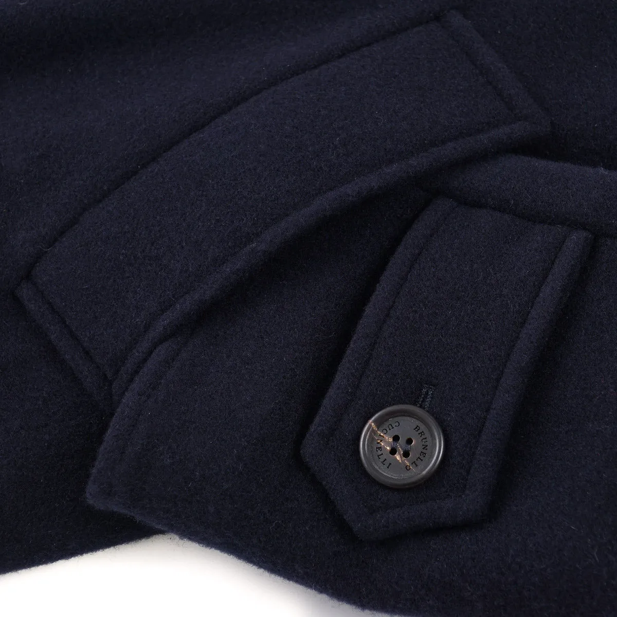 Brunello Cucinelli Cashmere Coat with Shearling Lining