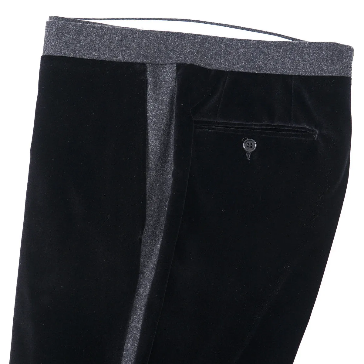Canali Velvet Tuxedo with Flannel Details