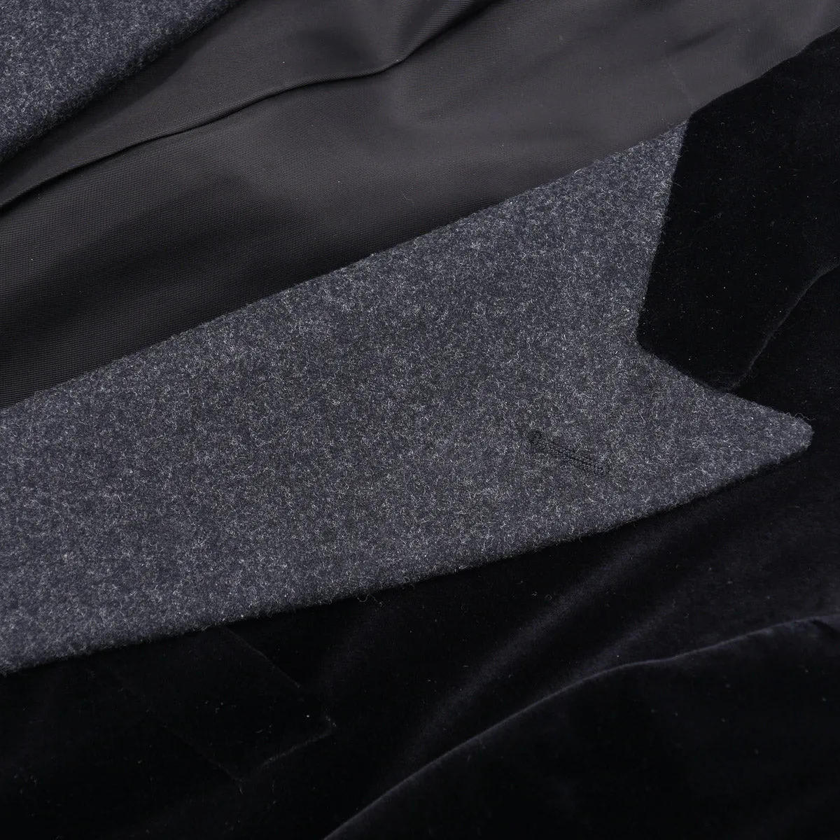 Canali Velvet Tuxedo with Flannel Details
