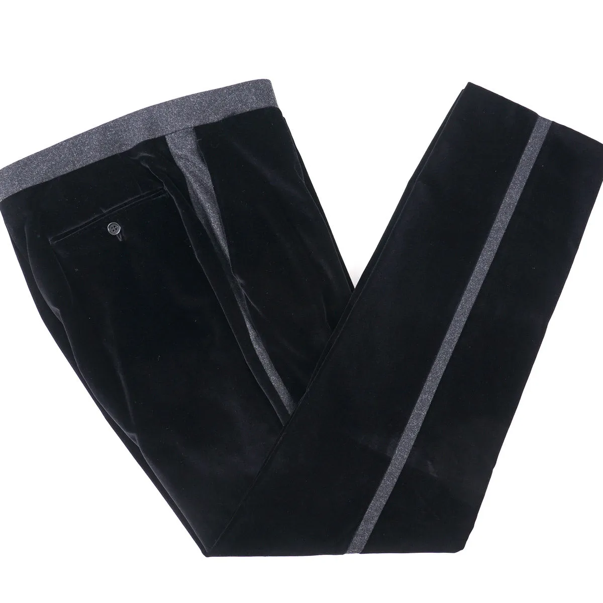 Canali Velvet Tuxedo with Flannel Details