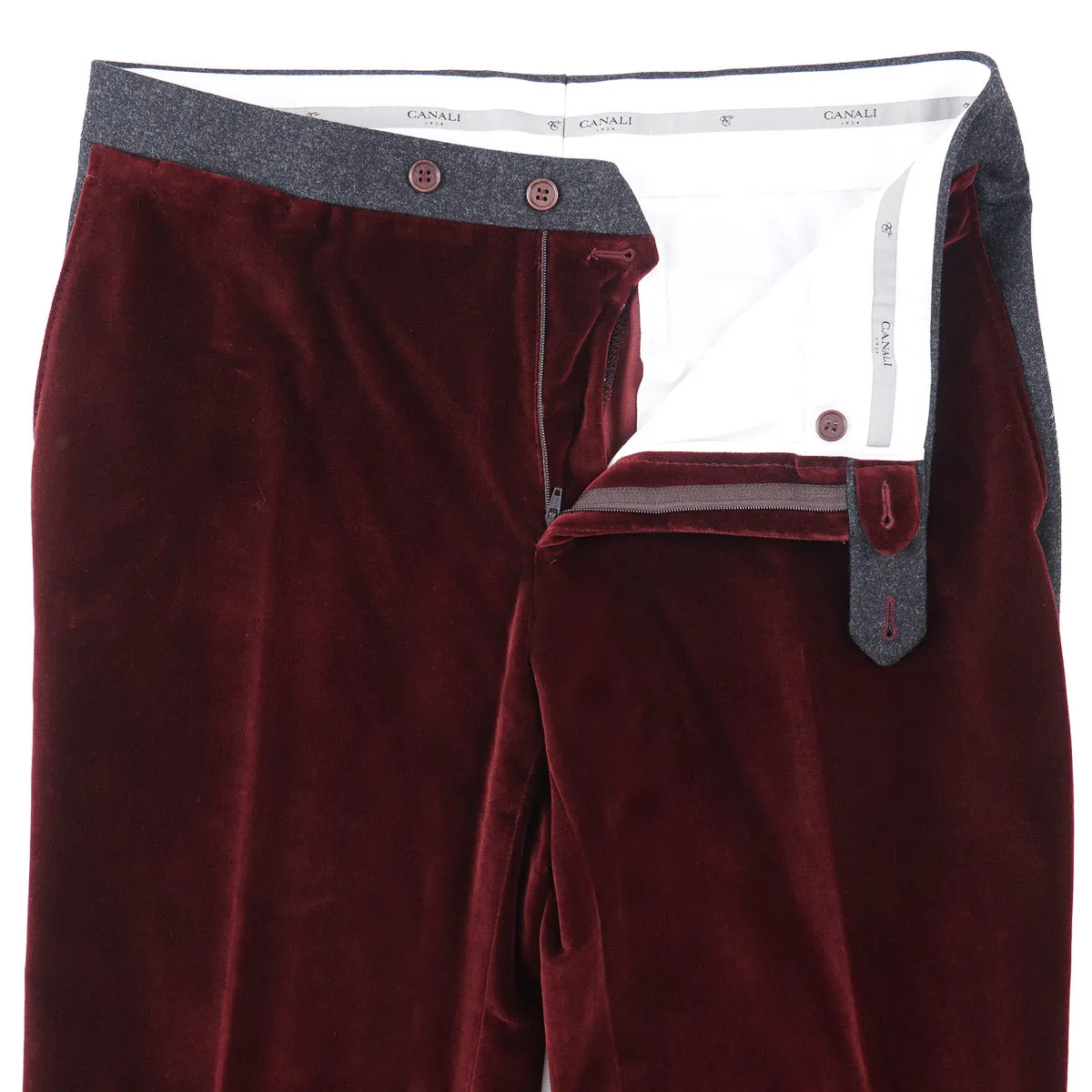 Canali Velvet Tuxedo with Flannel Details