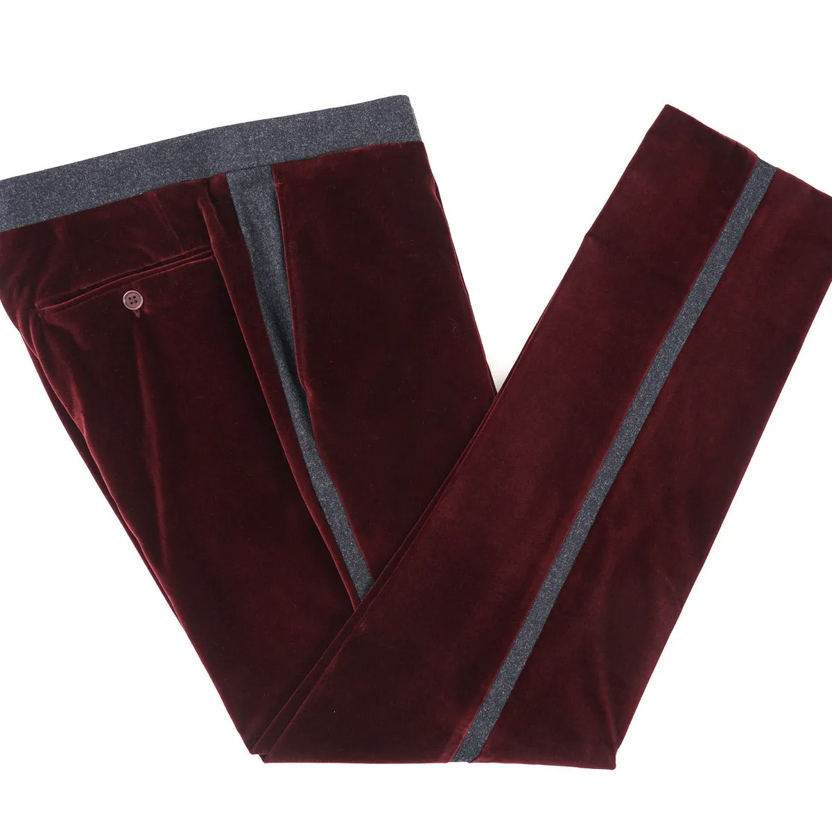 Canali Velvet Tuxedo with Flannel Details