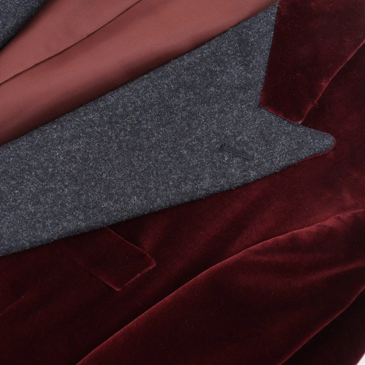 Canali Velvet Tuxedo with Flannel Details
