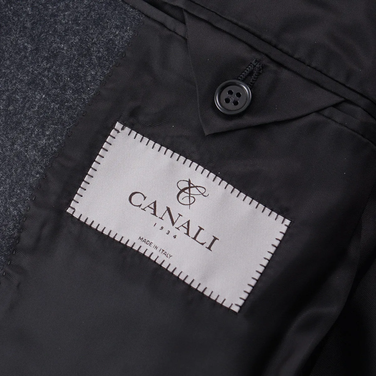 Canali Velvet Tuxedo with Flannel Details