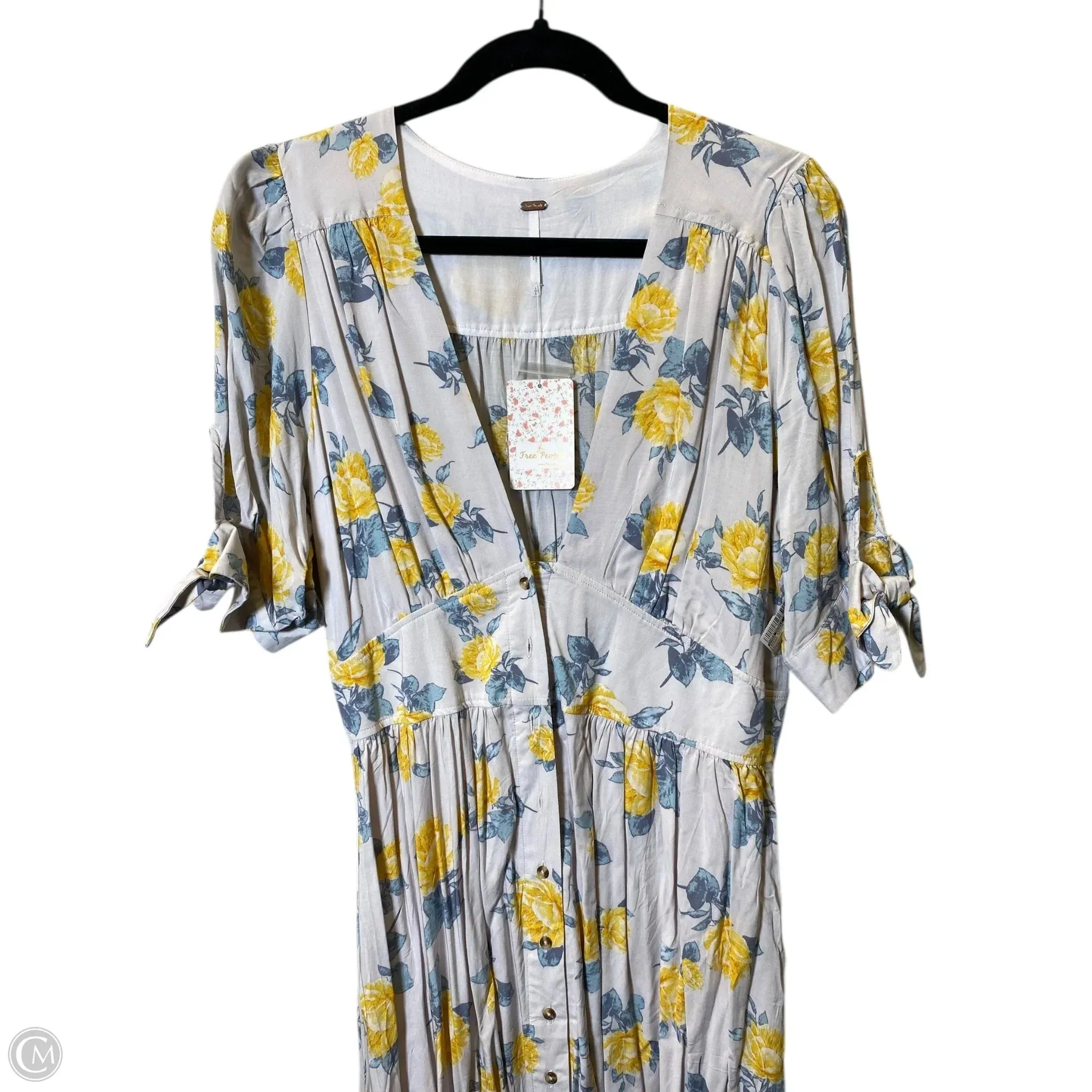 Dress Casual Maxi By Free People In Floral Print. Size: L