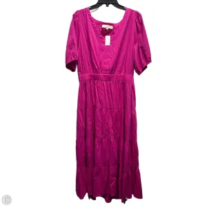 Dress Casual Maxi By Loft In Purple. Size: Xl