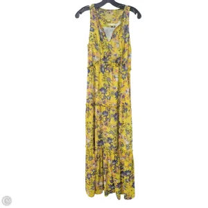 Dress Casual Maxi By Maeve In Purple & Yellow. Size: 4