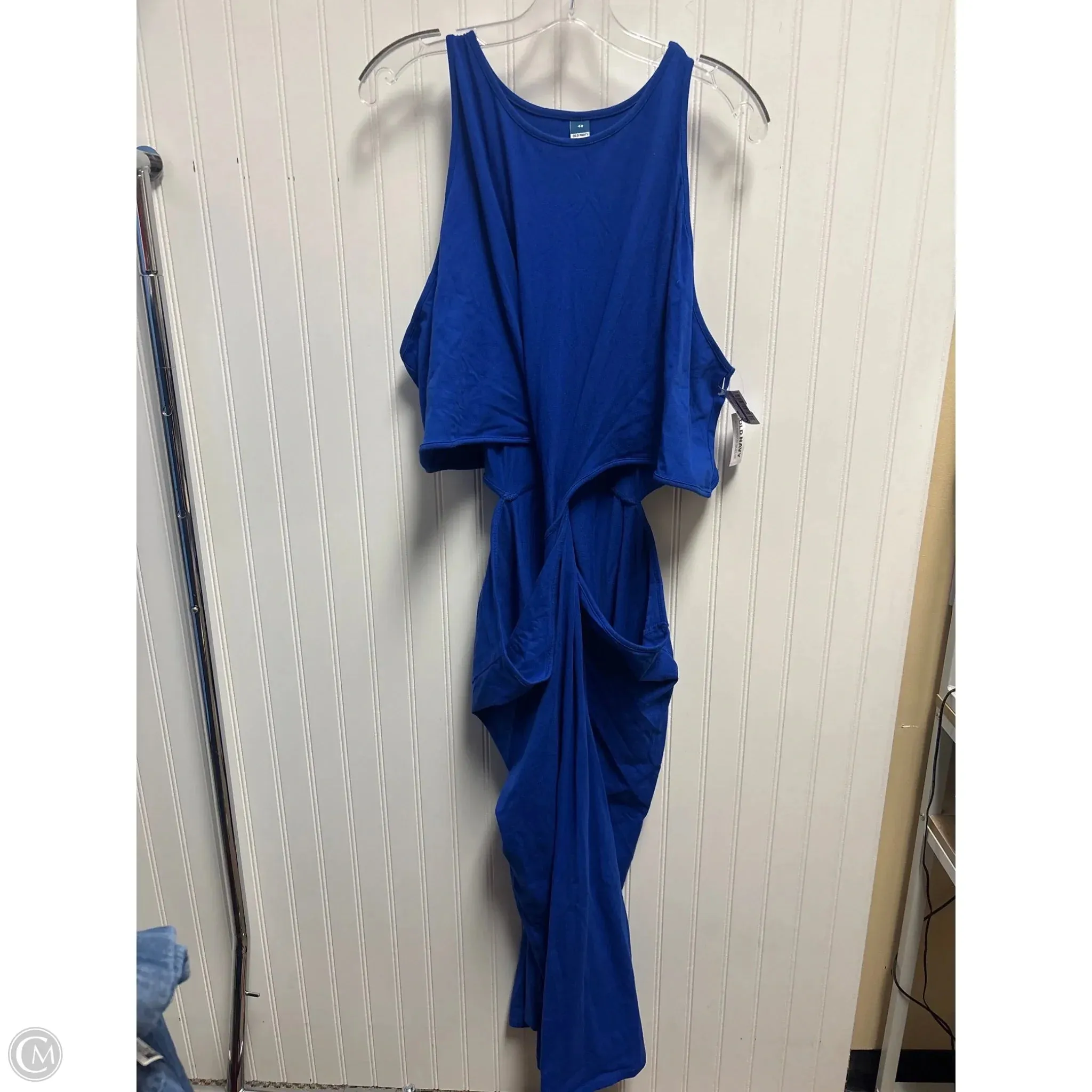 Dress Casual Maxi By Old Navy In Blue. Size: 4x