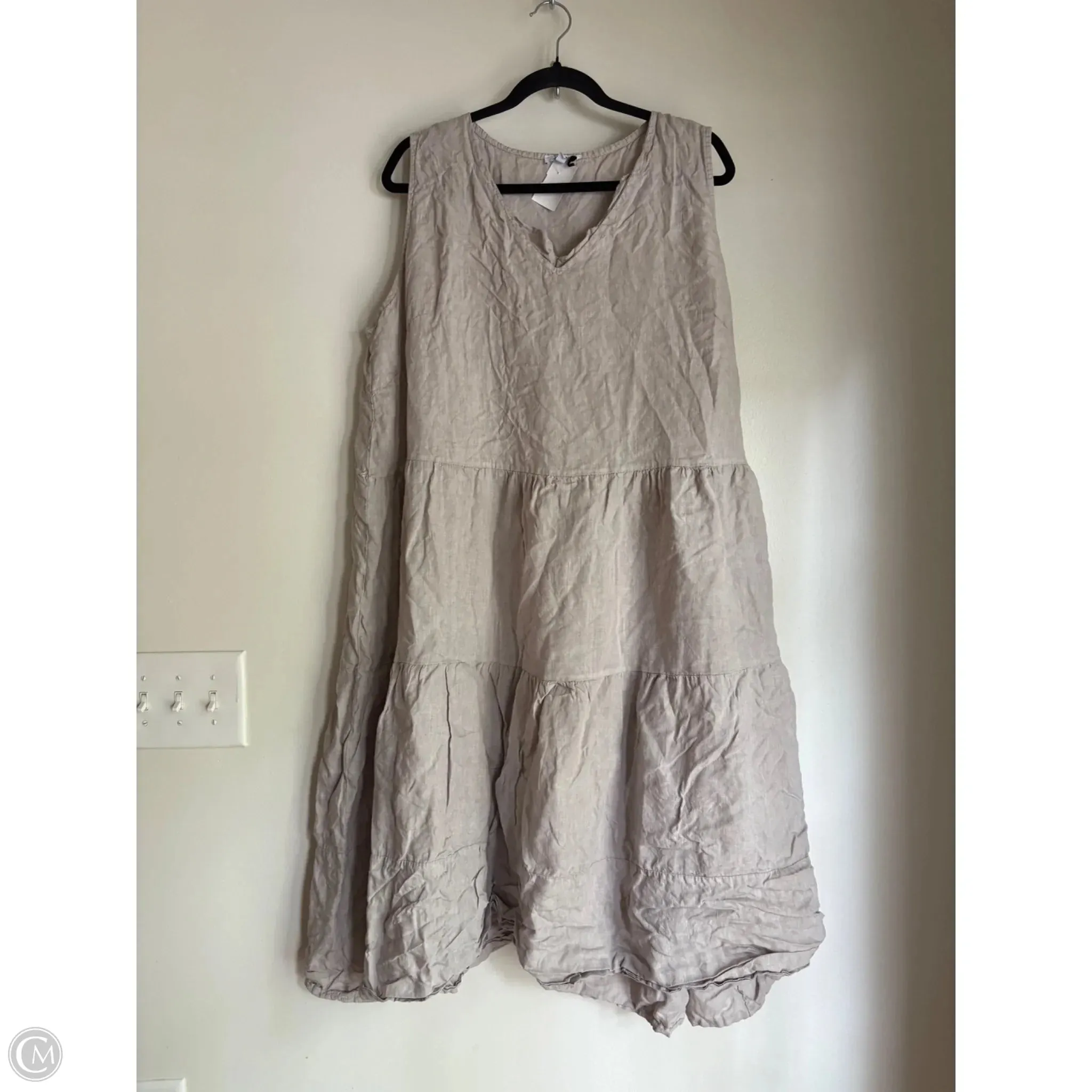 Dress Casual Maxi By Rosemarie In Tan. Size: 2x