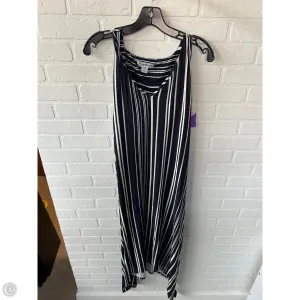 Dress Casual Maxi By Tommy Bahama In Blue & White. Size: L