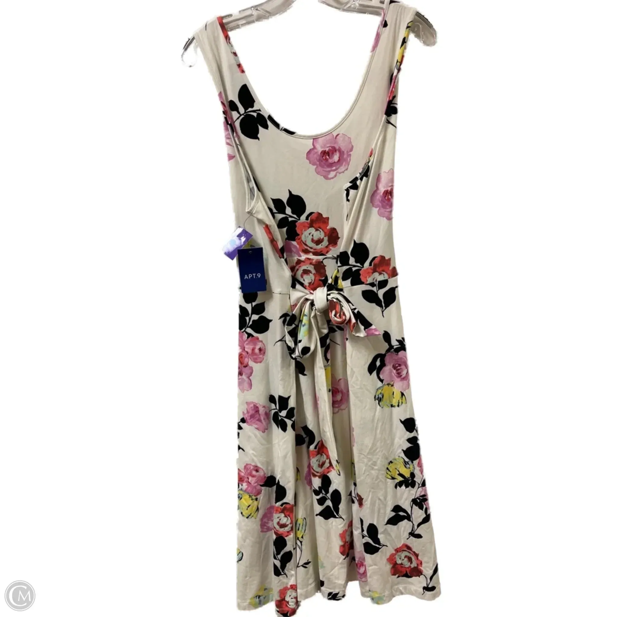 Dress Casual Midi By Apt 9 In Floral Print. Size: 1x
