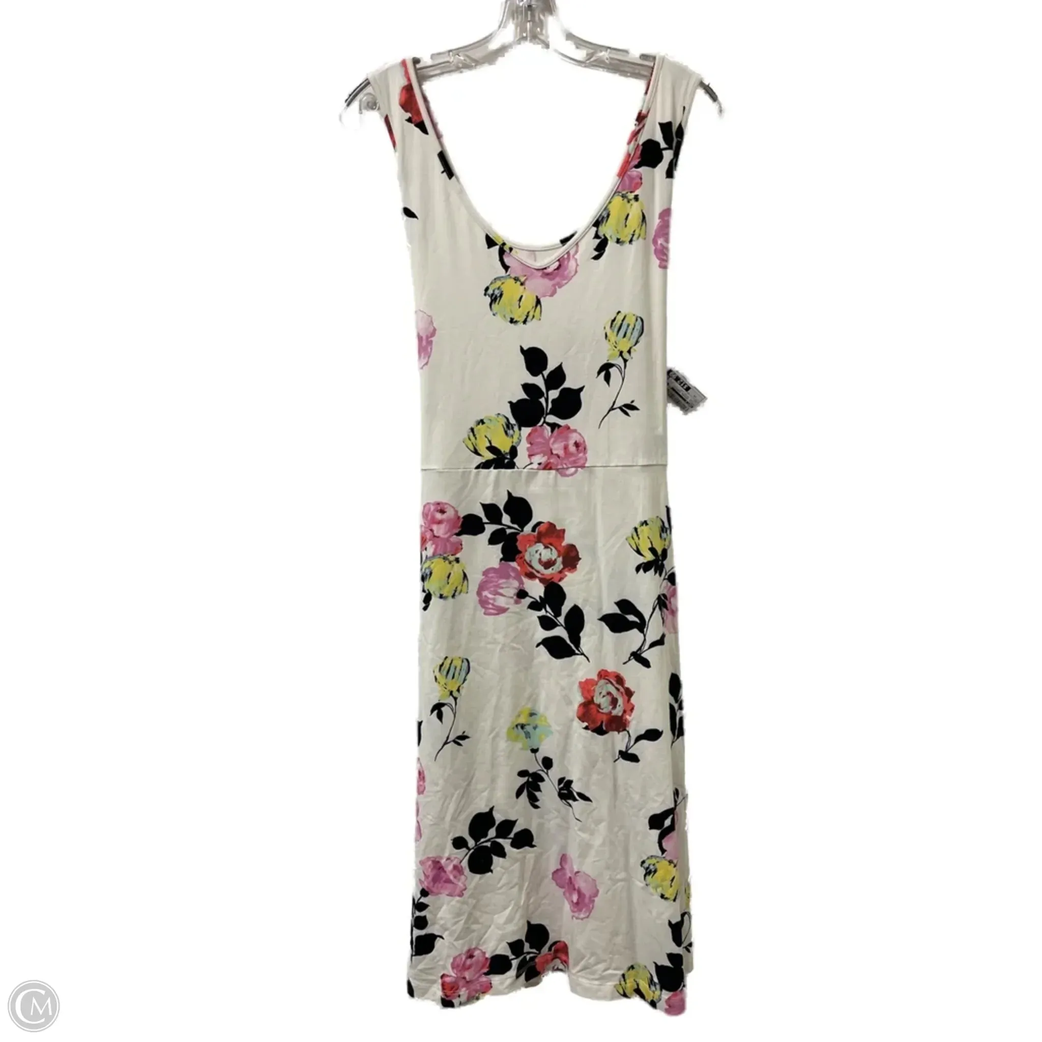 Dress Casual Midi By Apt 9 In Floral Print. Size: 1x