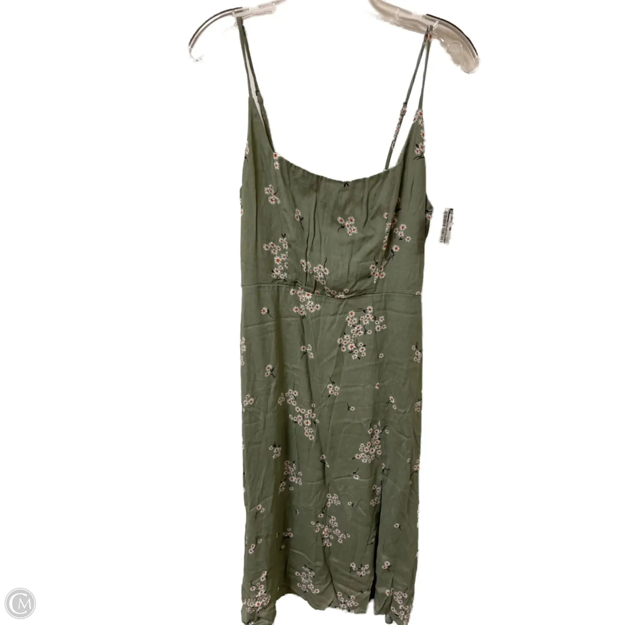 Dress Casual Midi By Clothes Mentor In Green. Size: L