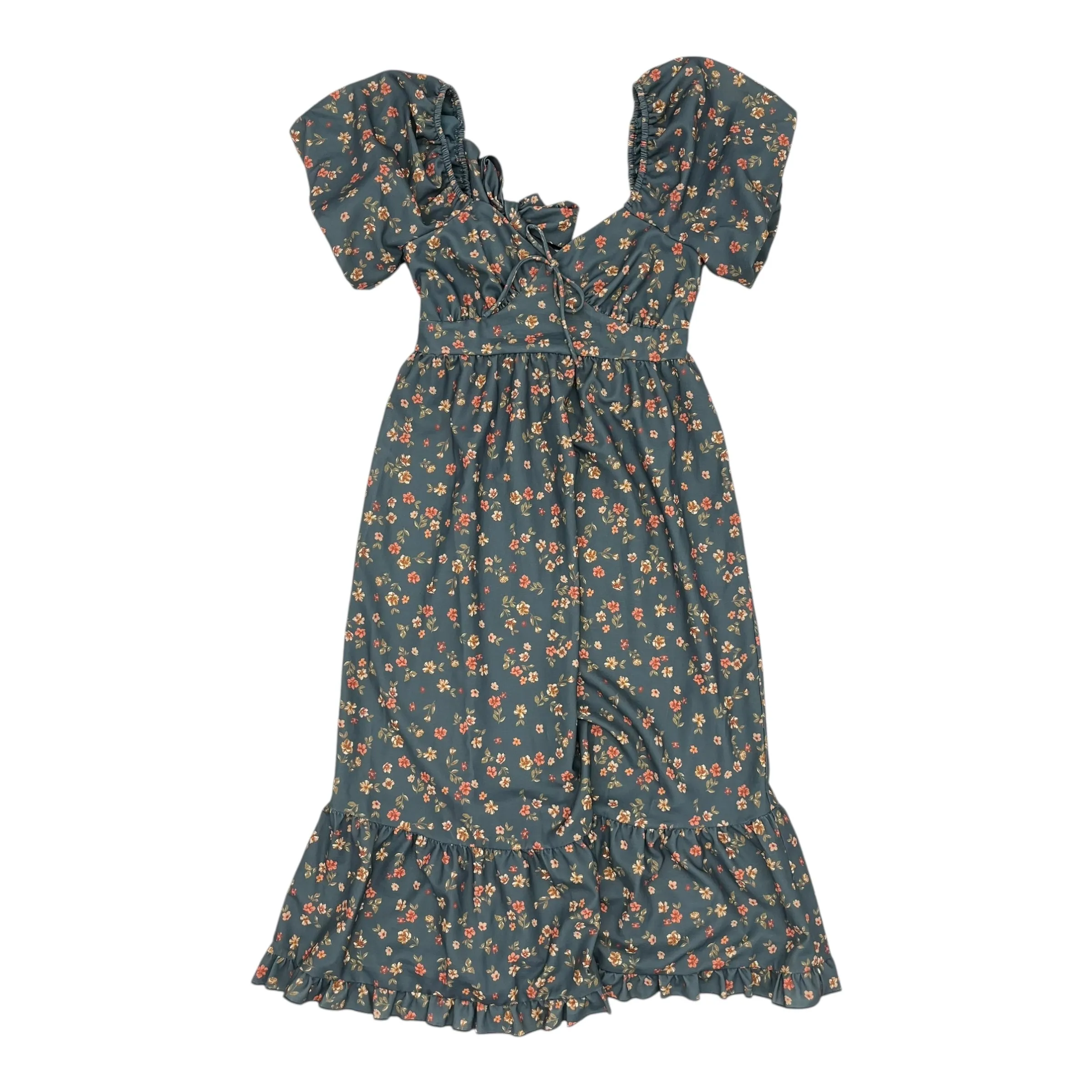 Dress Casual Midi By Cme In Green. Size:S