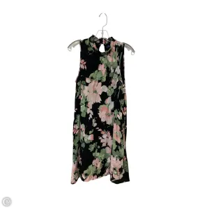 Dress Casual Midi By Kaari Blue In Floral Print. Size: L