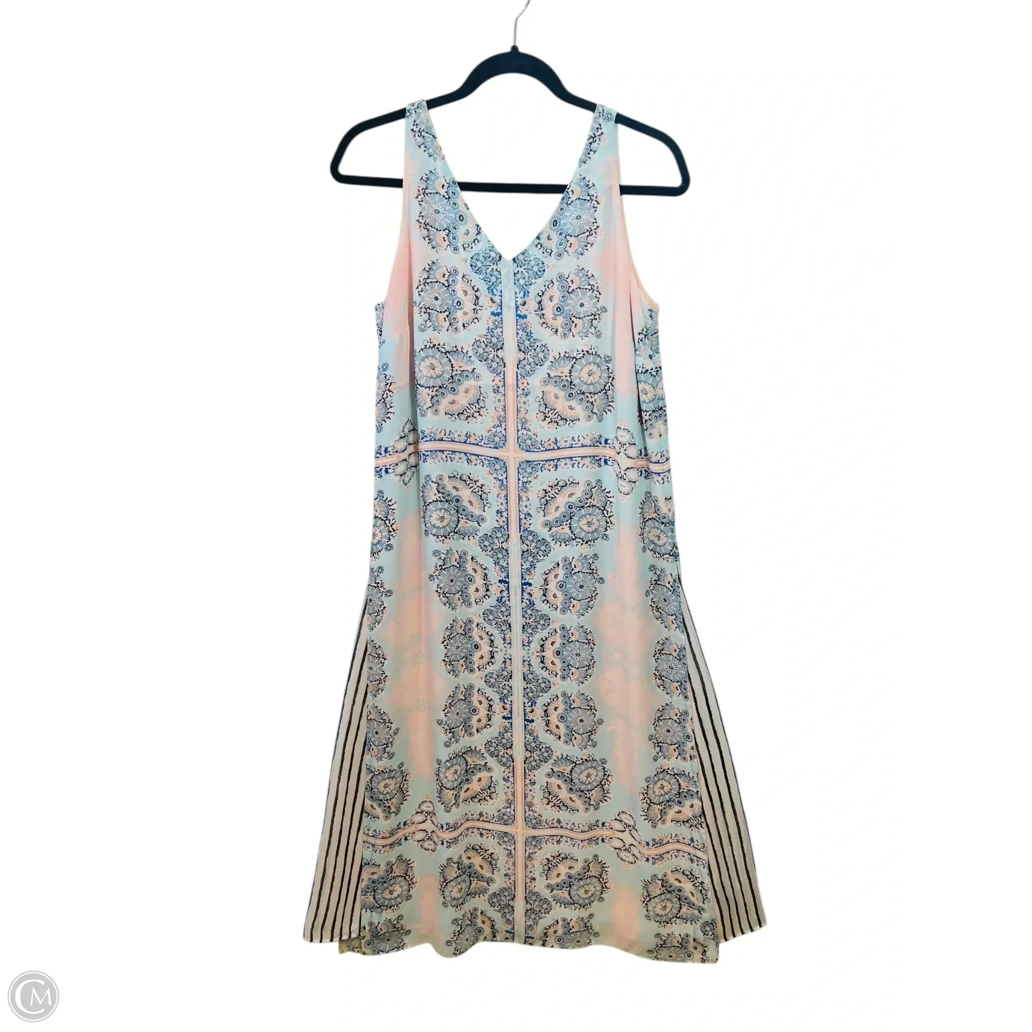 Dress Casual Midi By Lilly Pulitzer In Blue & Pink. Size: S