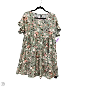 Dress Casual Midi By Shein In Floral Print. Size: Xl