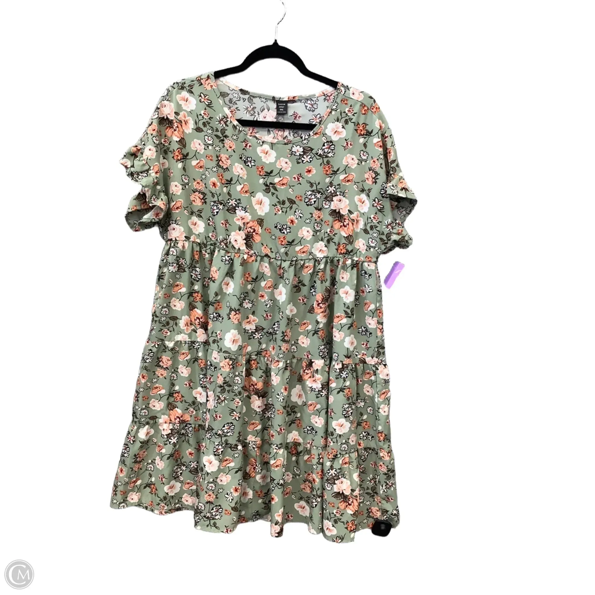 Dress Casual Midi By Shein In Floral Print. Size: Xl
