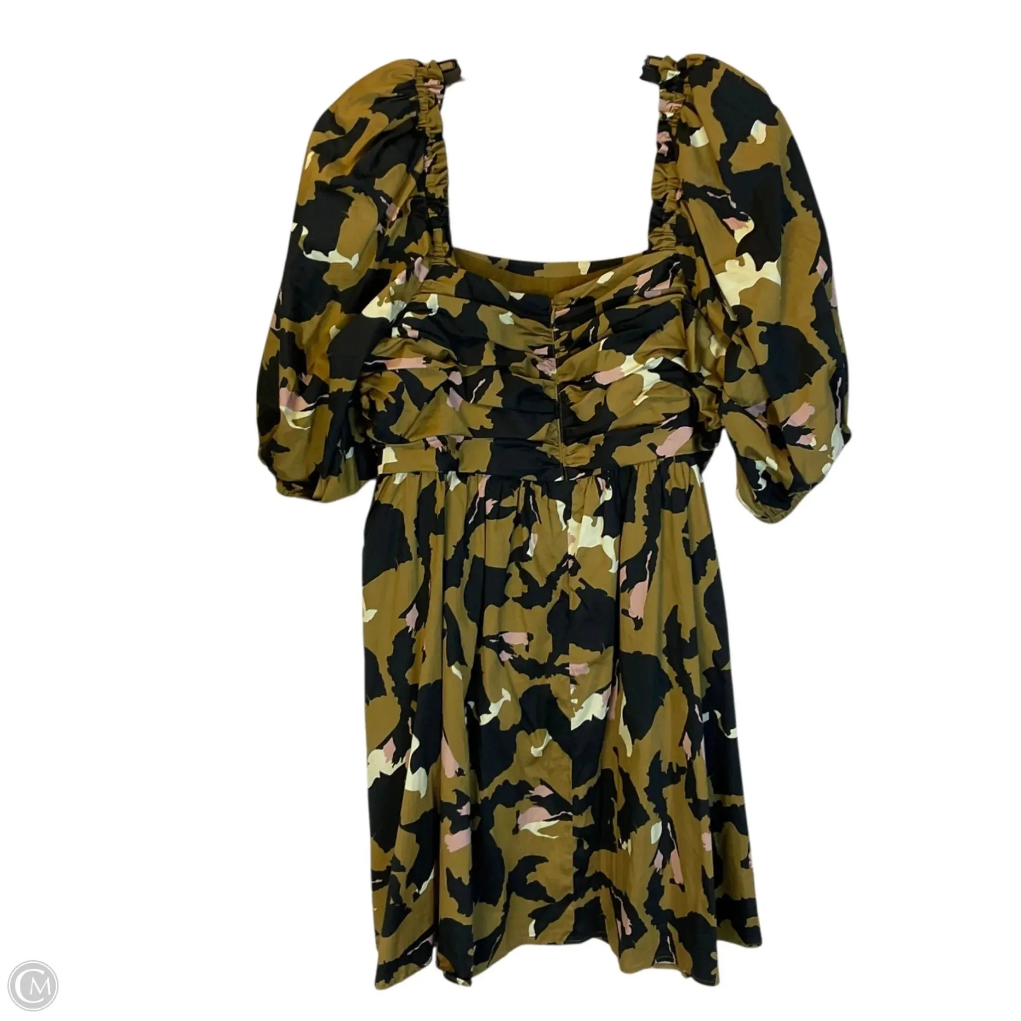 Dress Casual Short By Crosby In Black & Green. Size: L