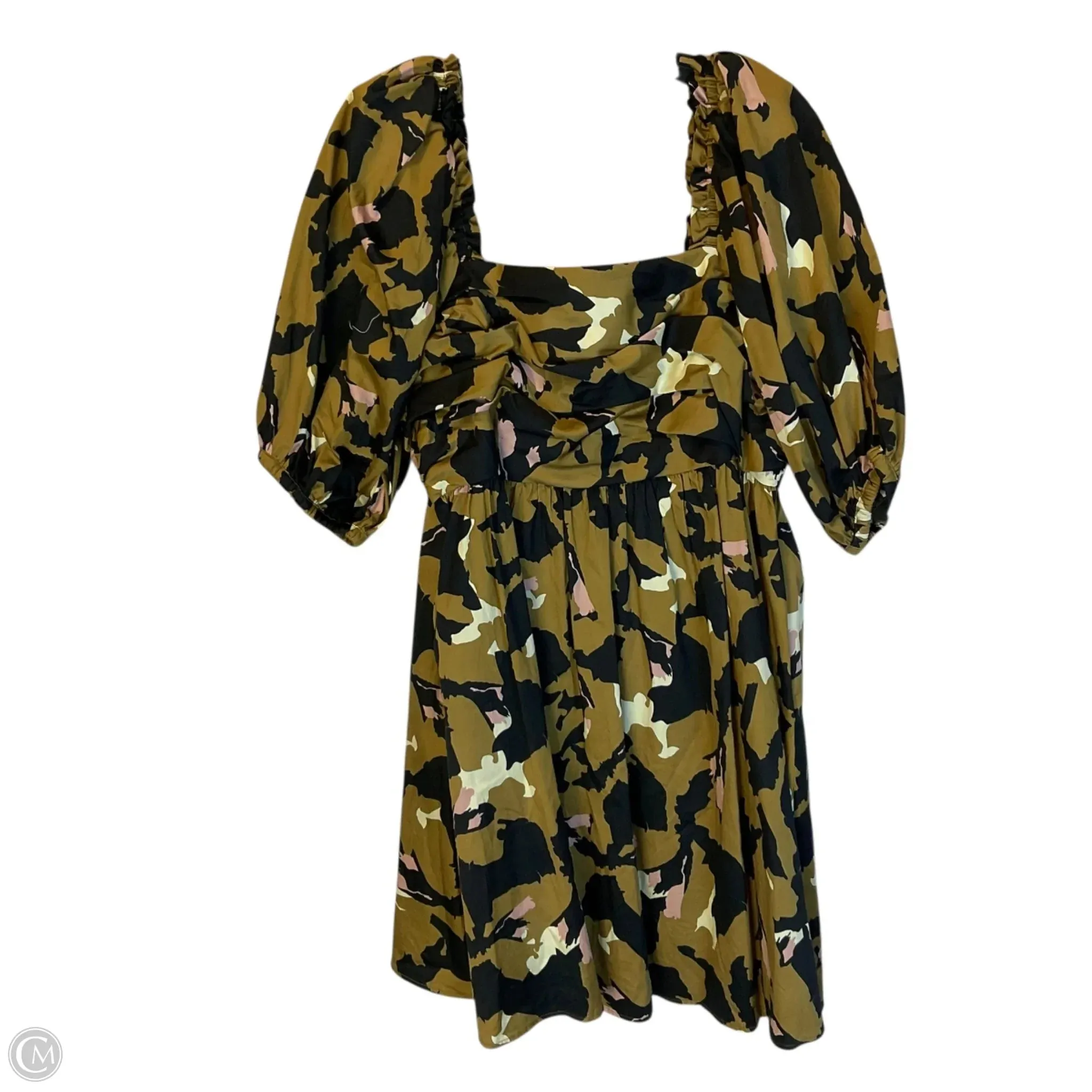 Dress Casual Short By Crosby In Black & Green. Size: L