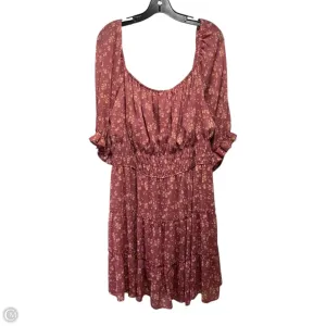 Dress Casual Short By Trixxi In Floral Print. Size: 3x