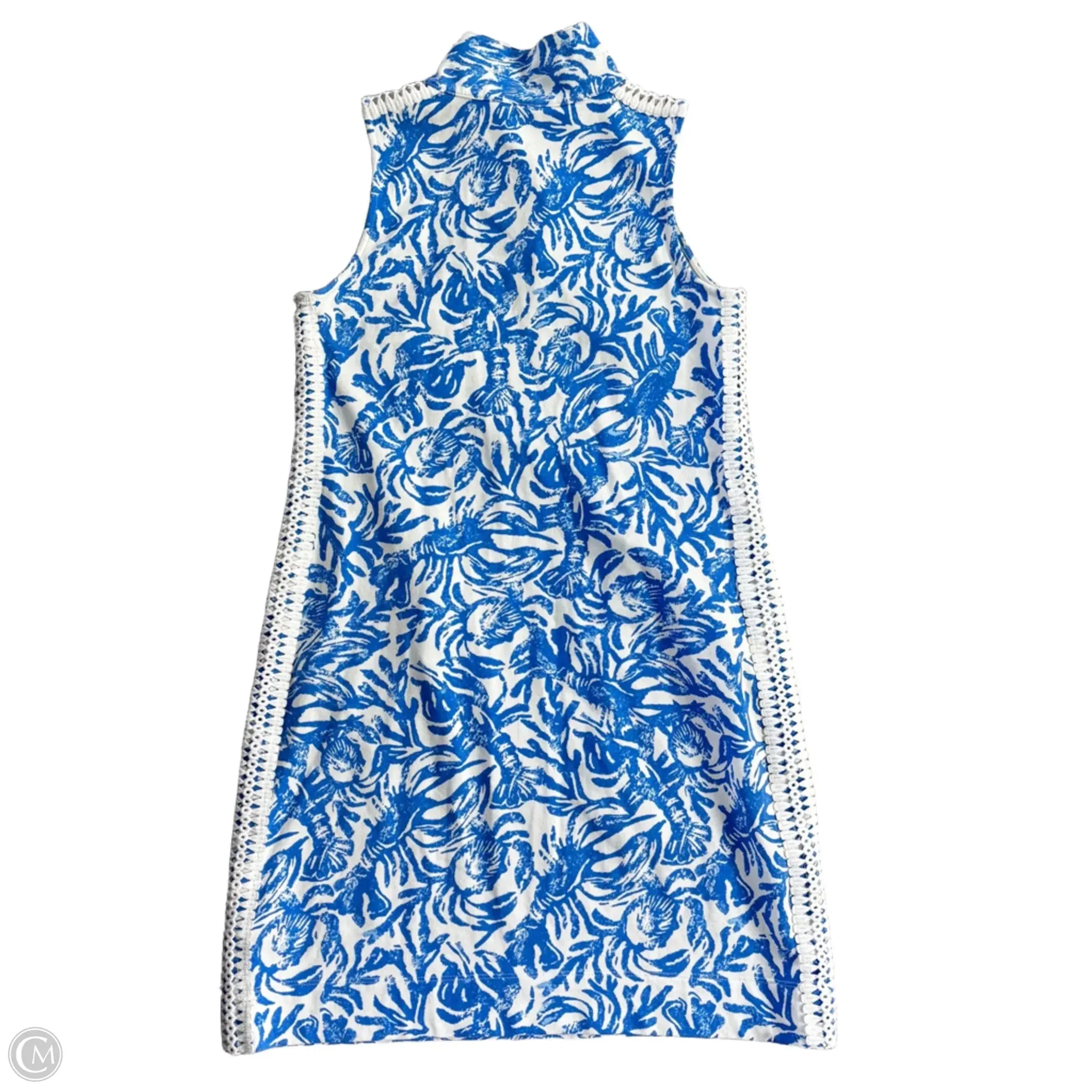 Dress Designer By Lilly Pulitzer In Blue & White. Size: Xs