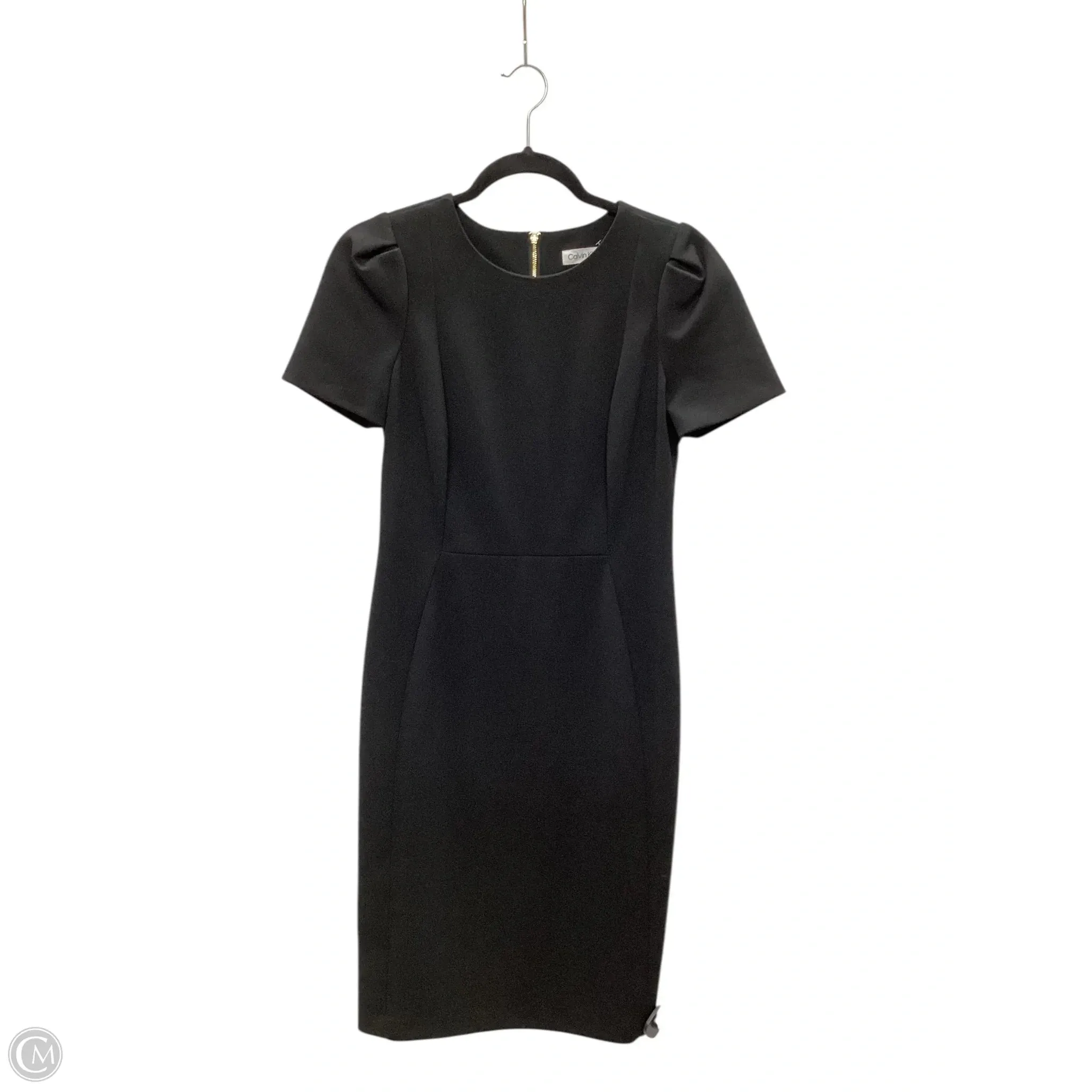 Dress Work By Calvin Klein In Black. Size: S