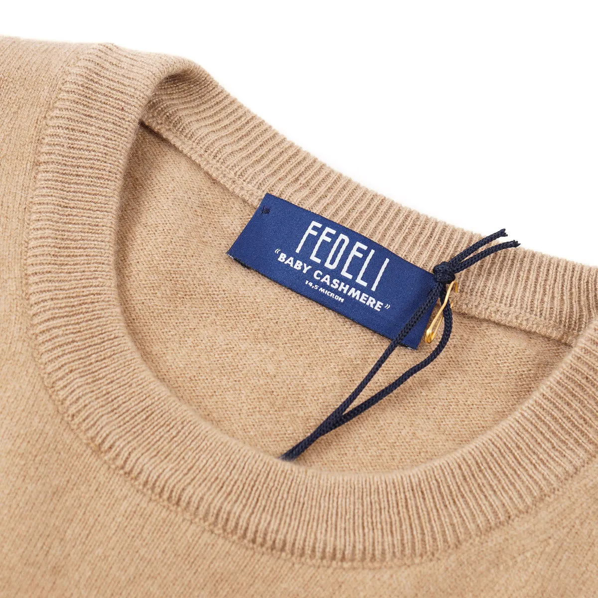 Fedeli Slim-Fit Baby Cashmere Sweater