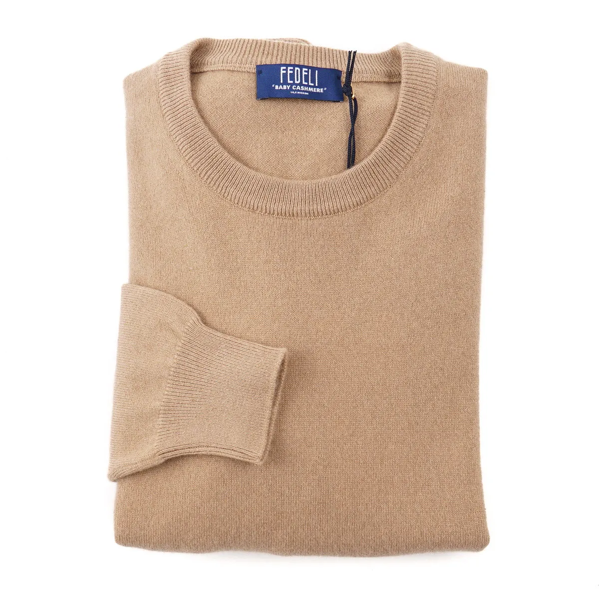 Fedeli Slim-Fit Baby Cashmere Sweater