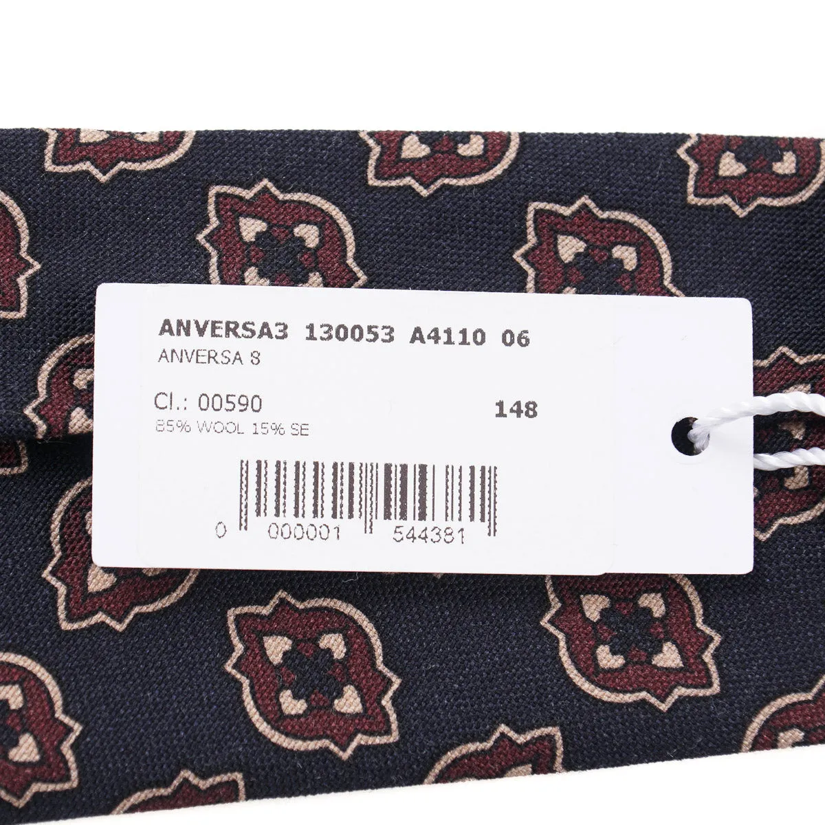 Finamore Unlined Lightweight Wool Tie