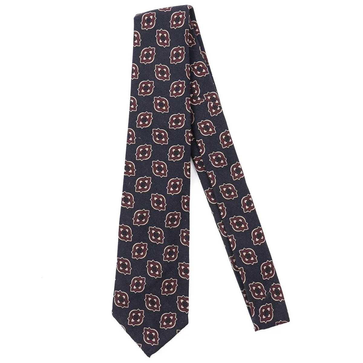 Finamore Unlined Lightweight Wool Tie