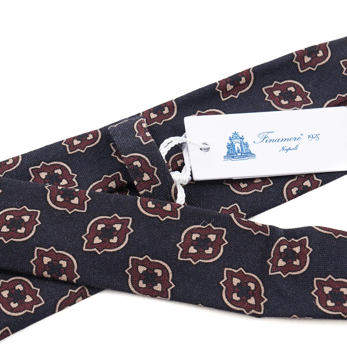 Finamore Unlined Lightweight Wool Tie