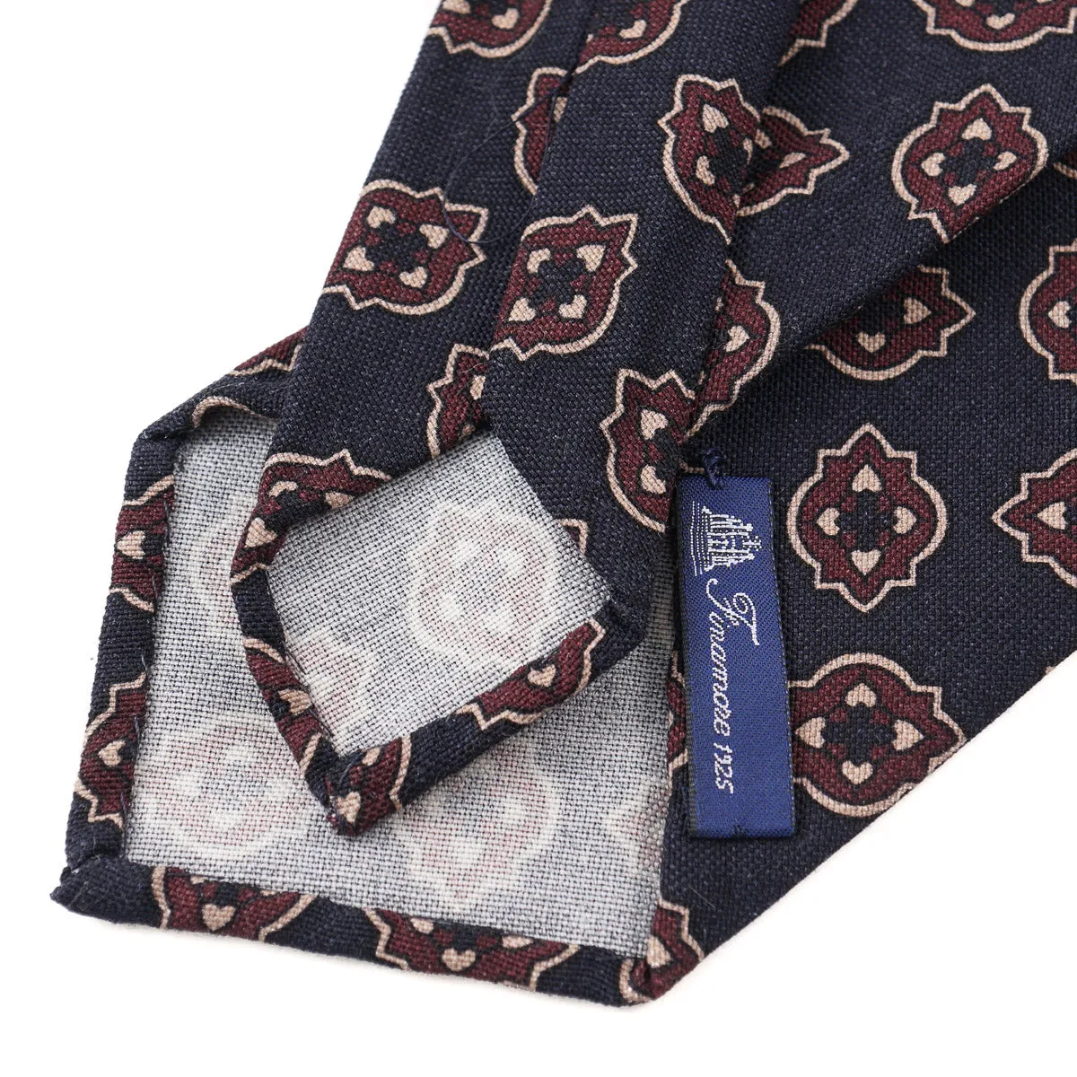 Finamore Unlined Lightweight Wool Tie