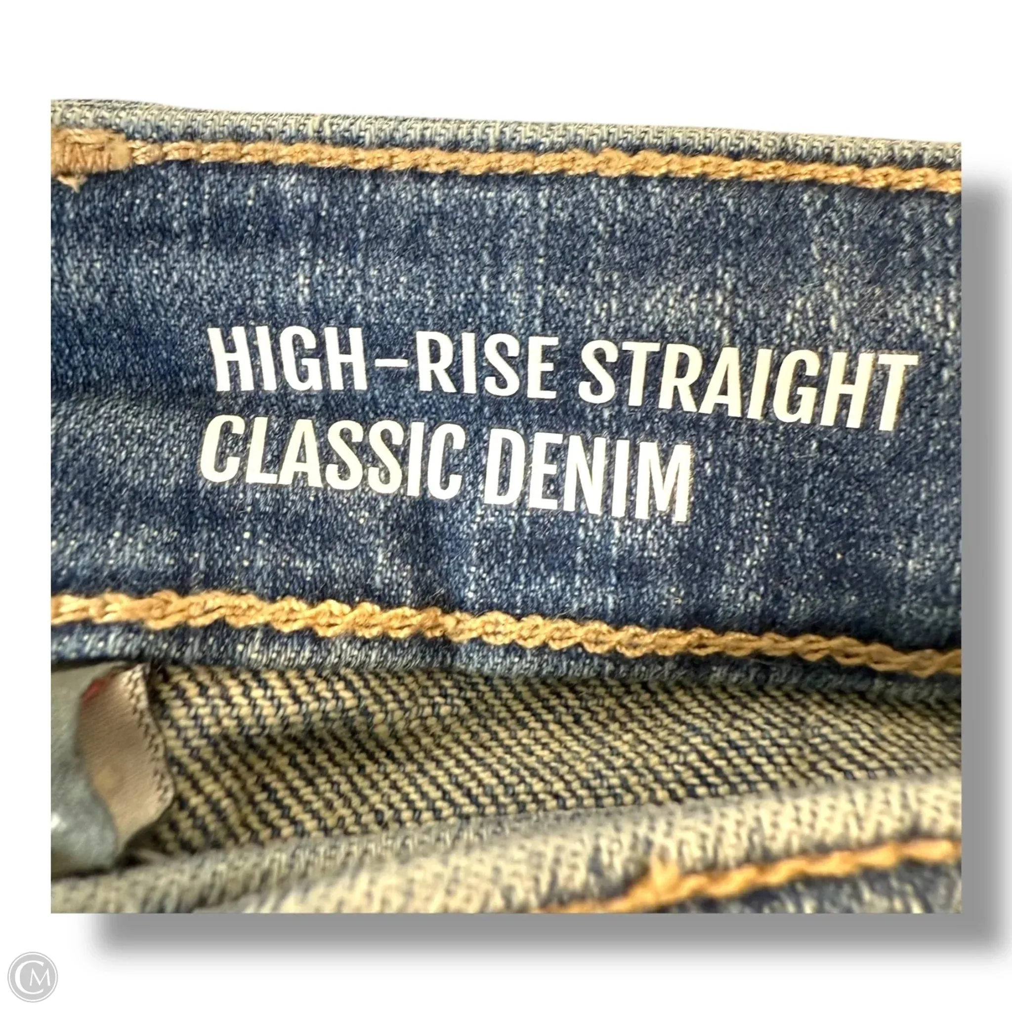 High rise Jeans Straight By Torrid In Blue Denim. Size: 20
