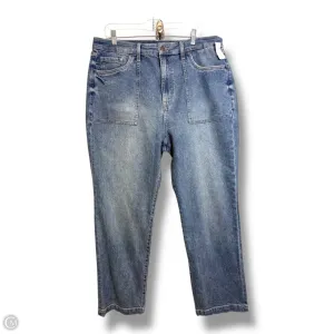 High rise Jeans Straight By Torrid In Blue Denim. Size: 20