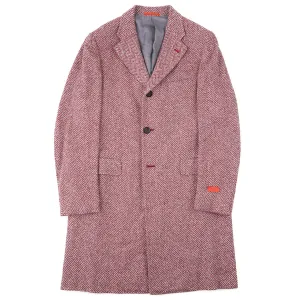 Isaia Wool-Mohair-Cashmere Overcoat