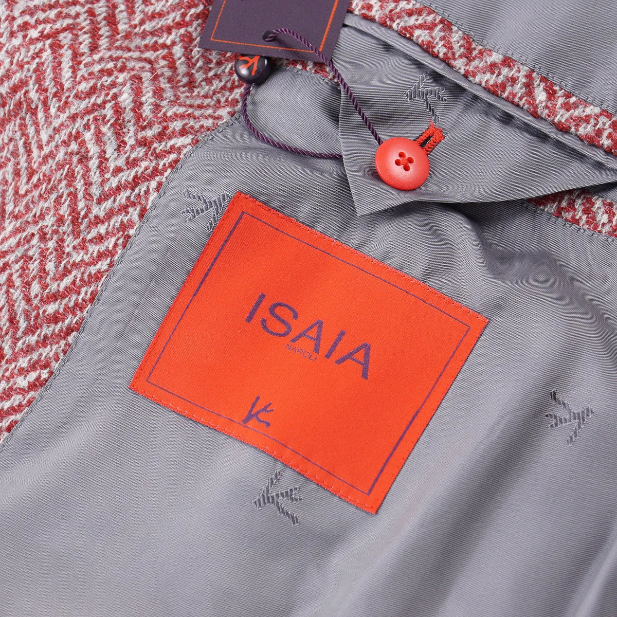Isaia Wool-Mohair-Cashmere Overcoat