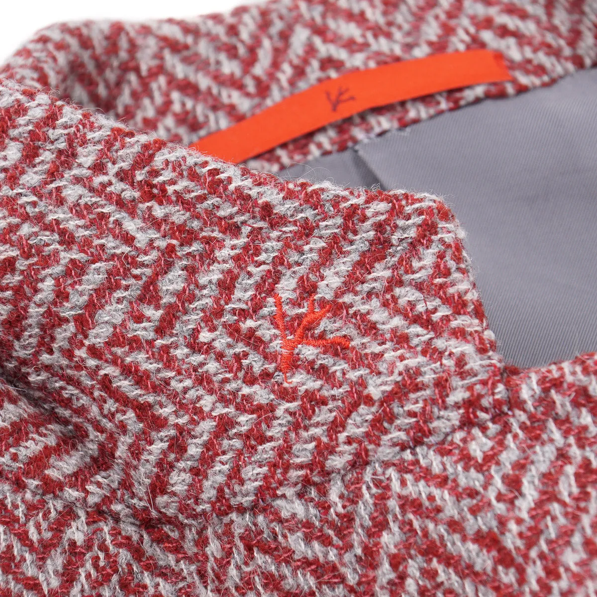Isaia Wool-Mohair-Cashmere Overcoat
