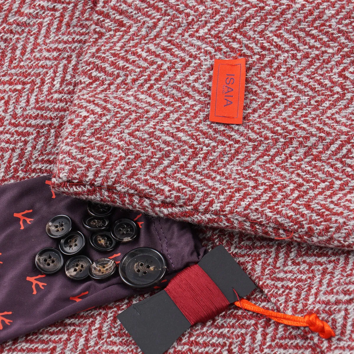 Isaia Wool-Mohair-Cashmere Overcoat