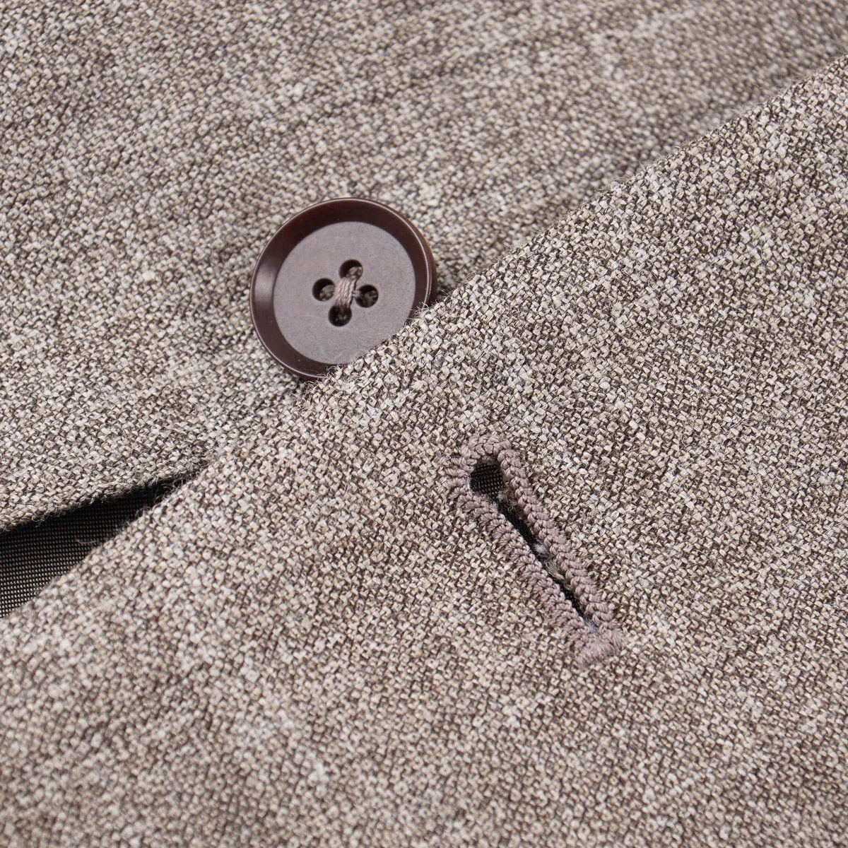 Isaia Woven Wool-Silk-Linen Sport Coat
