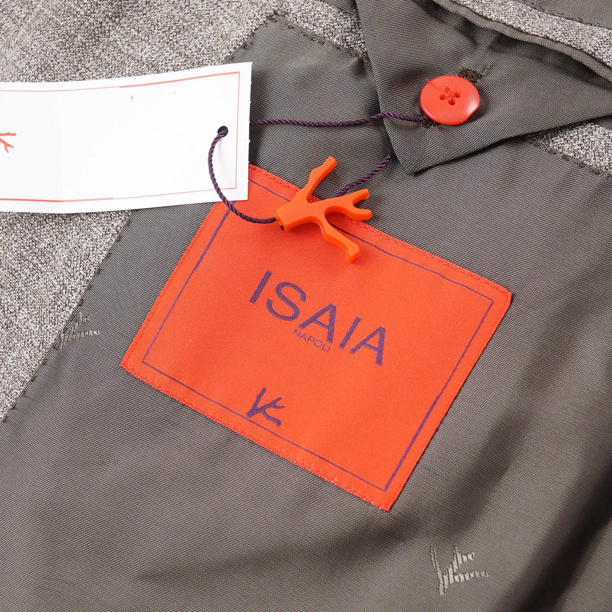 Isaia Woven Wool-Silk-Linen Sport Coat