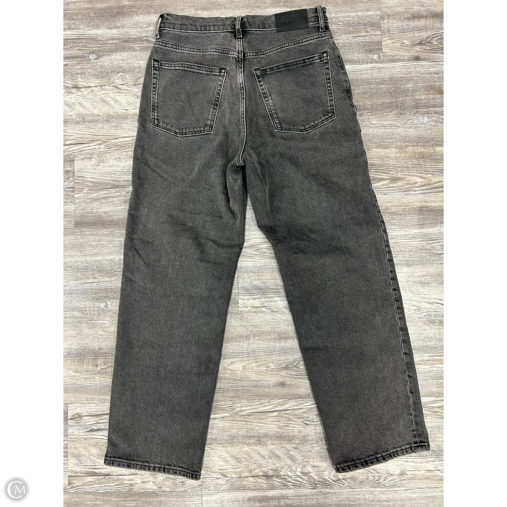 Jeans Boot Cut By Everlane In Black Denim. Size: 6
