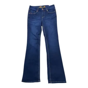 Jeans Boot Cut By Seven 7 In Blue. Size:8