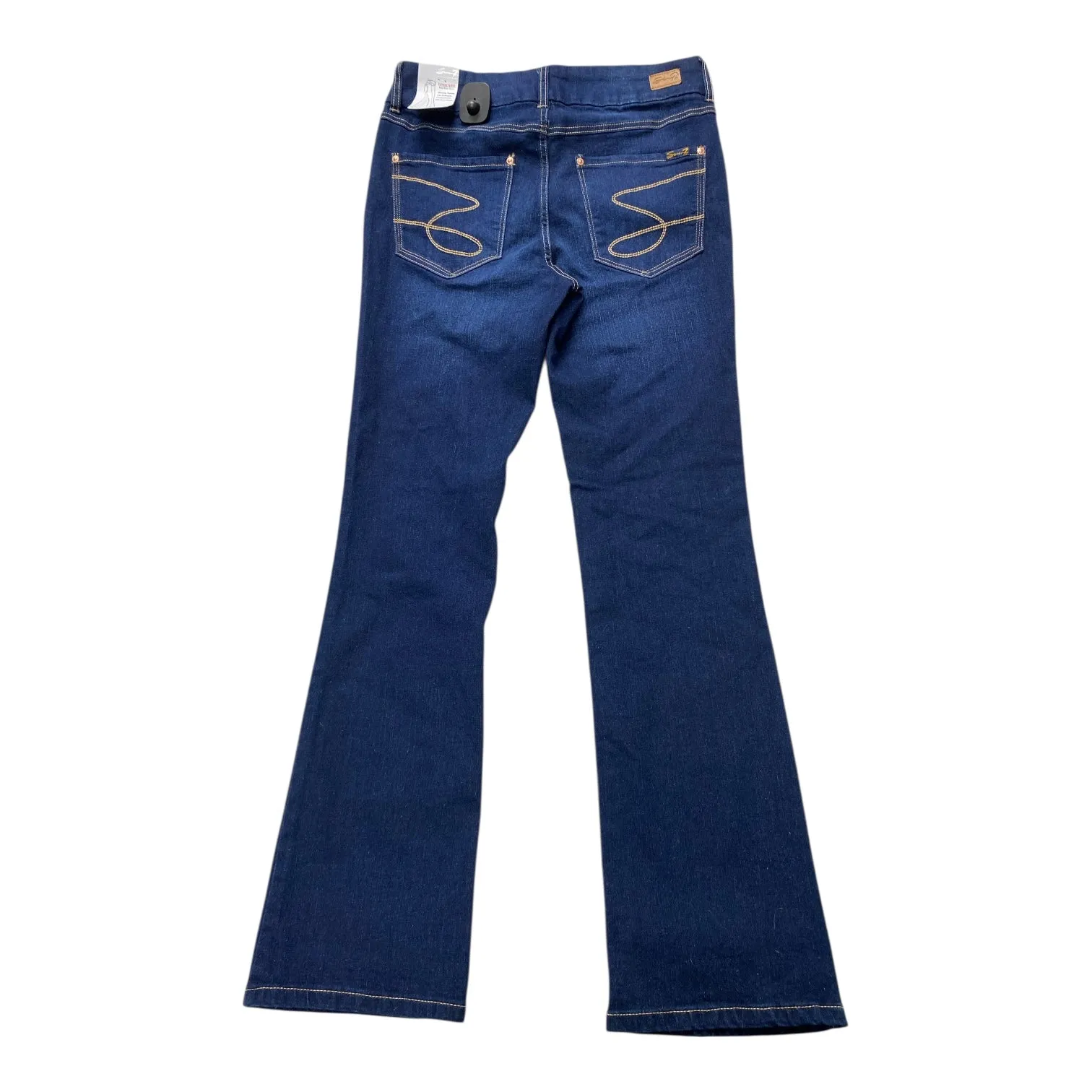 Jeans Boot Cut By Seven 7 In Blue. Size:8