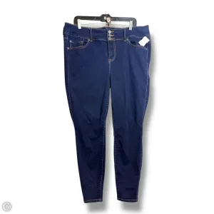 Jeans Boot Cut By Torrid In Blue Denim. Size: 18