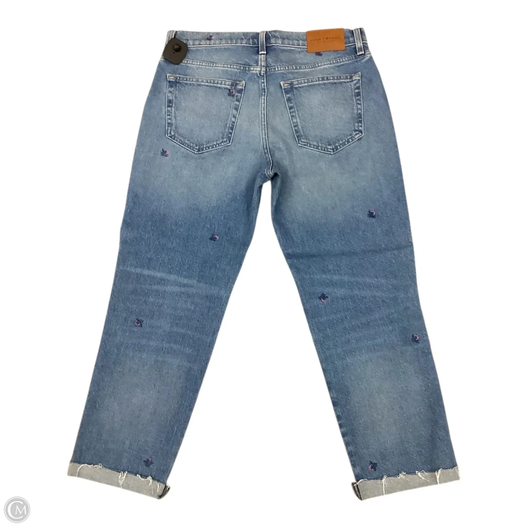 Jeans Cropped By Lucky Brand In Blue. Size: 4
