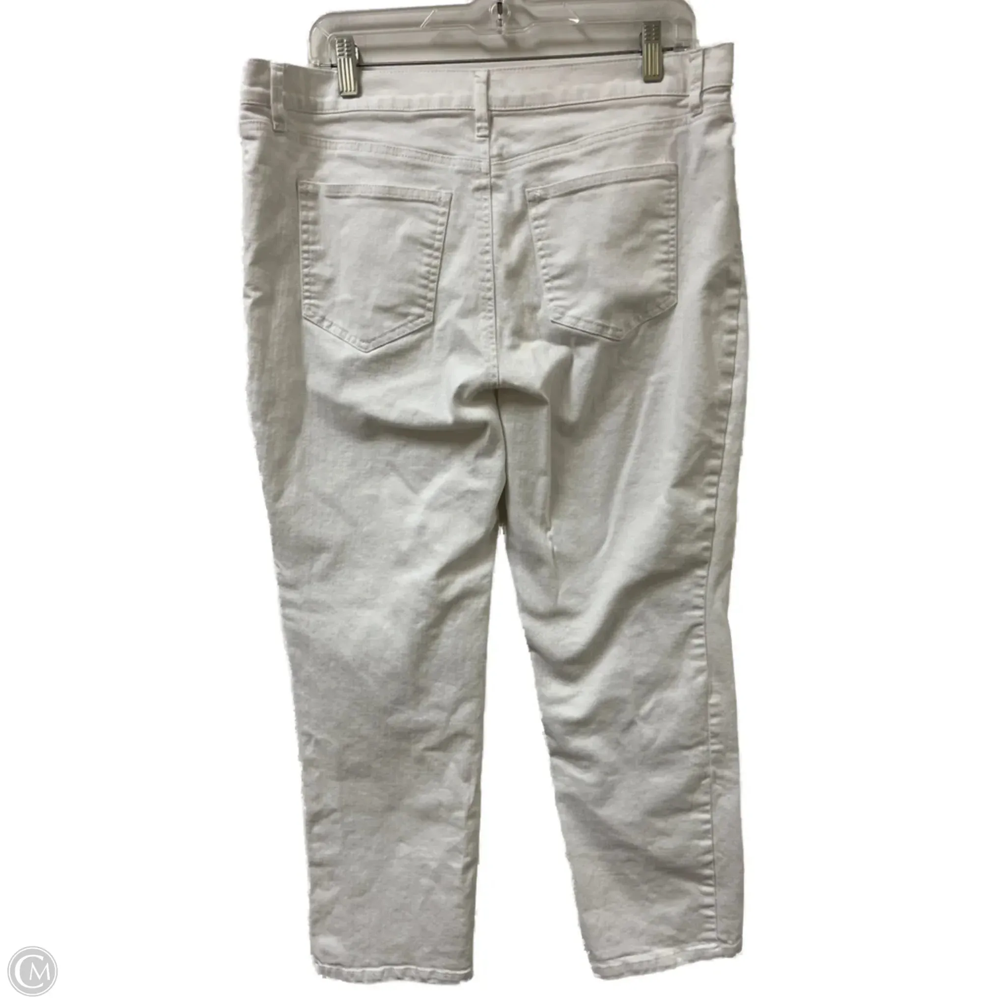 Jeans Skinny By Ann Taylor In White. Size: 14